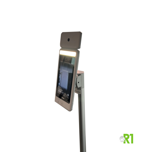 Anviz, FD5IRT-ST: Front Temperature Thermoscanner (up to 1mt) + Floor Stand, Face Recognition (up to 2mt), Card, Wi-Fi.