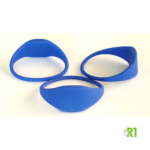RFTG-BRB: N.50 RFID Key fob wristband 60 mm. Blue color € 0,90 each