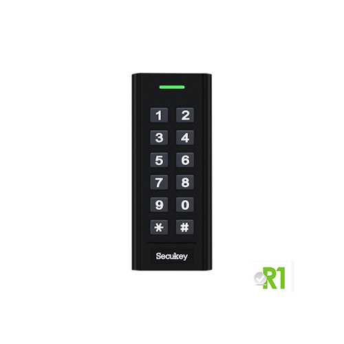 Secukey, RXK6-RX: EM/MF and PIN Reader, OSDP Protocol, IP66, Wiegand In.