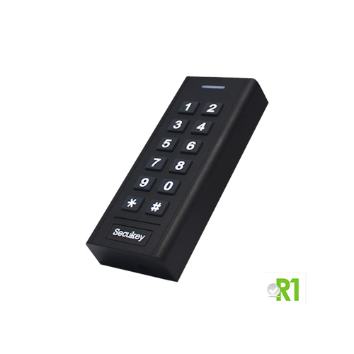 Secukey, RXK6-RX: EM/MF and PIN Reader, OSDP Protocol, IP66, Wiegand In.