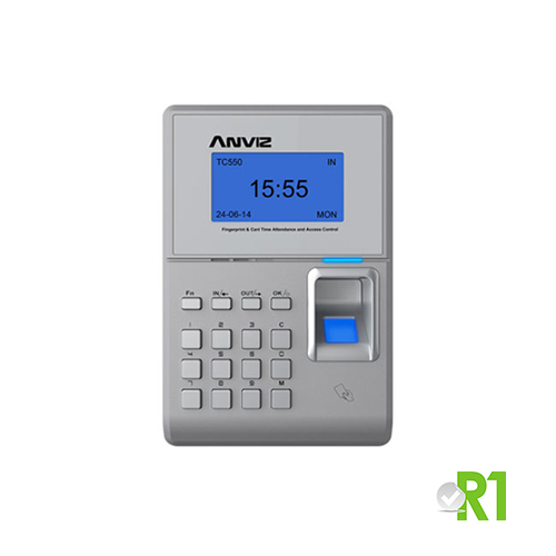 Anviz, TC550: biometrico, RFID e codice PIN. Ricondizionato (garanzia 12 mesi).