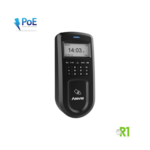 Anviz, VP30-P: RFID, codice PIN e PoE (power over ethernet).
